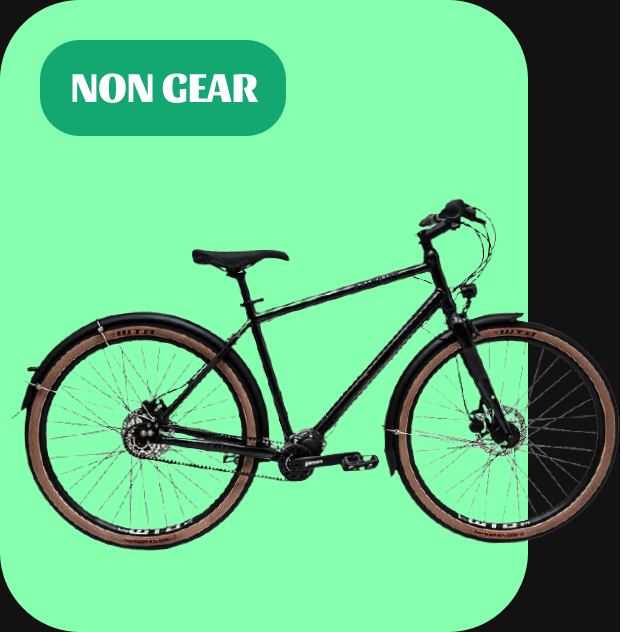 simple cycle, non geared cycle on rent